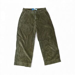 Old Navy Olive Green Wide Leg Corduroy Pants